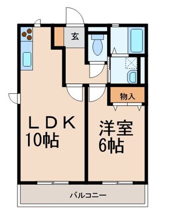 黒江駅 徒歩14分 1階の物件間取画像